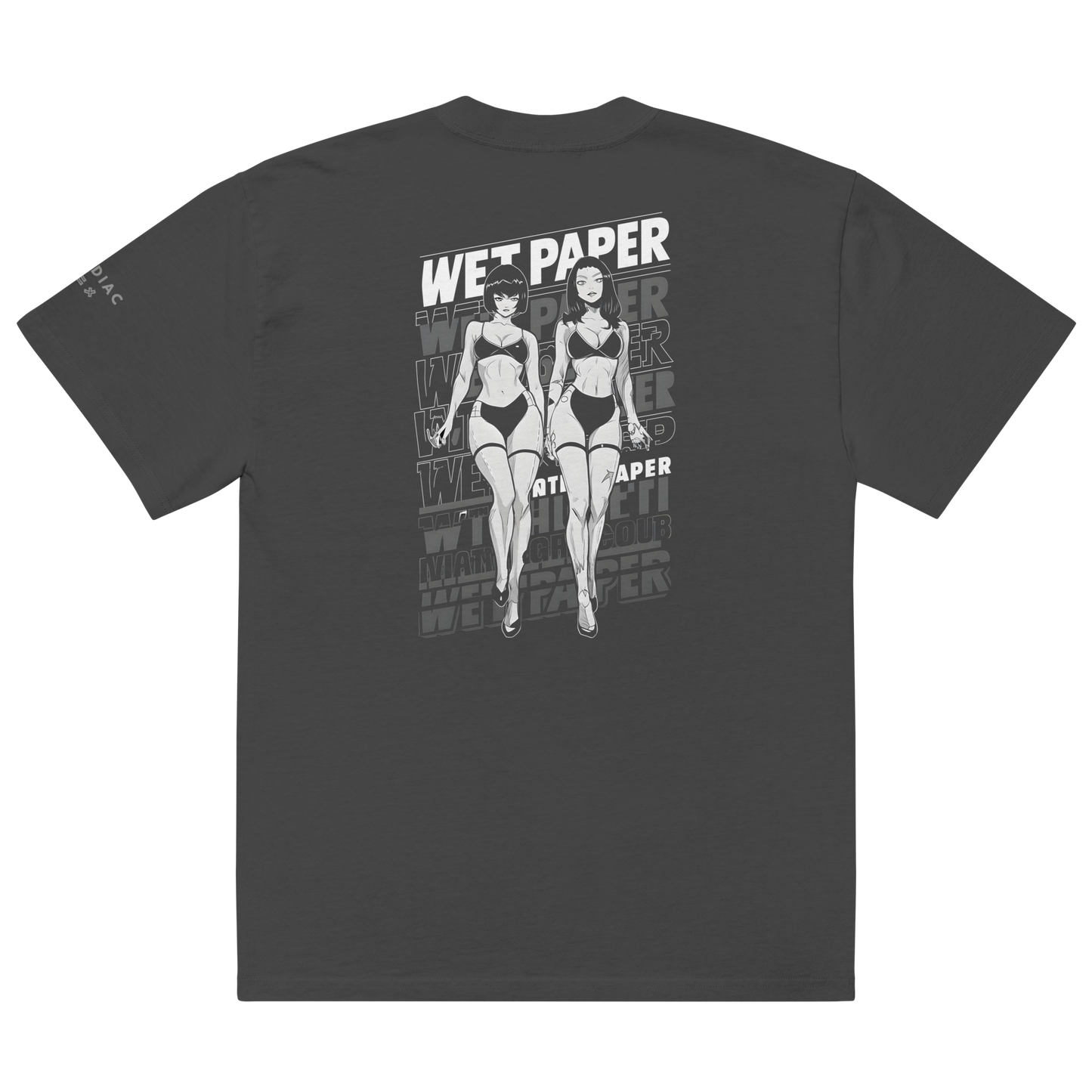 "Wet Paper" Oversized Heavy T-Shirt