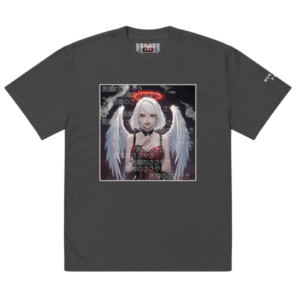 "The Devils Whisper" Oversized Heavy T-Shirt