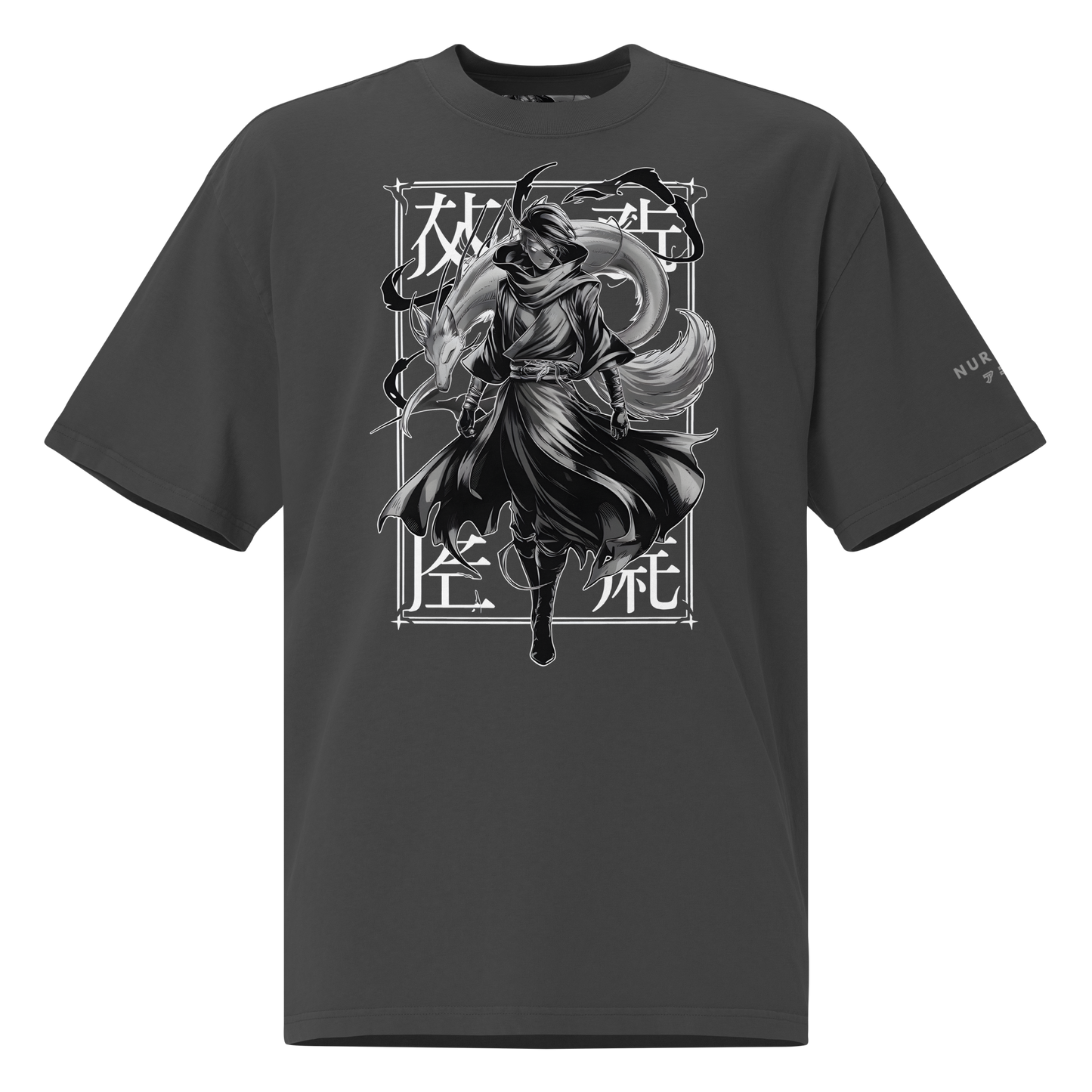 "Demon Of Darkness" Oversized Heavy T-Shirt