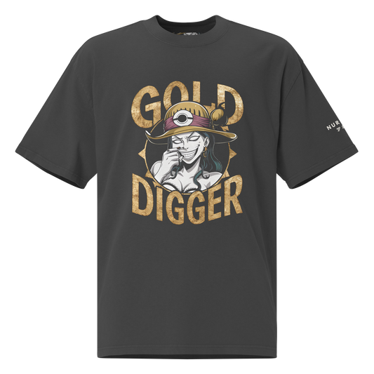 "Gold Digger" Oversized Heavy T-Shirt