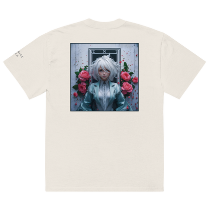 "Queen of Roses" Oversized Heavy T-Shirt