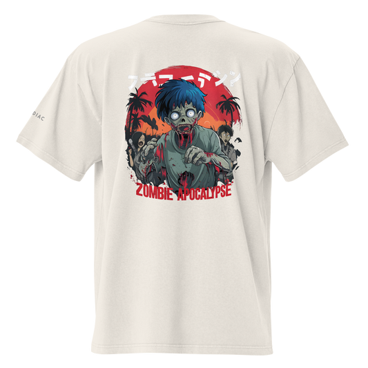 "Zombie Apocalypse" Oversized Heavy T-Shirt