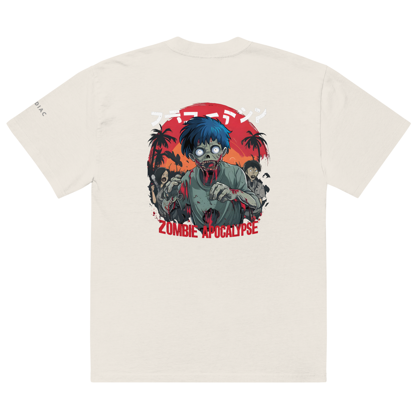 "Zombie Apocalypse" Oversized Heavy T-Shirt