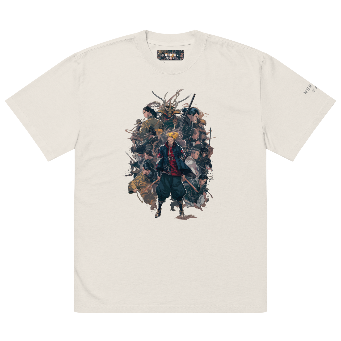 "Distorted Hero" Oversized Heavy T-Shirt