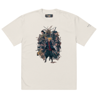 "Distorted Hero" Oversized Heavy T-Shirt